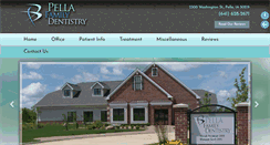 Desktop Screenshot of pellafamilydentistry.com